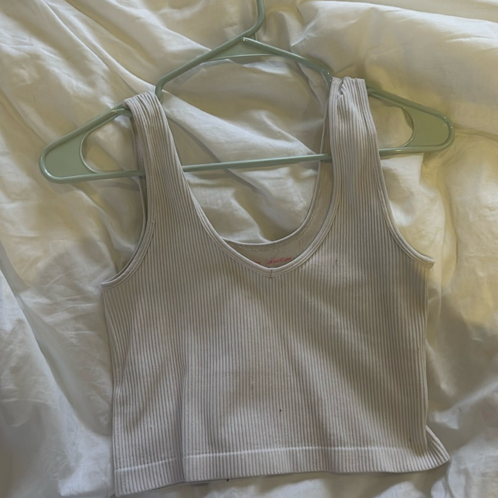 white suzette tank top